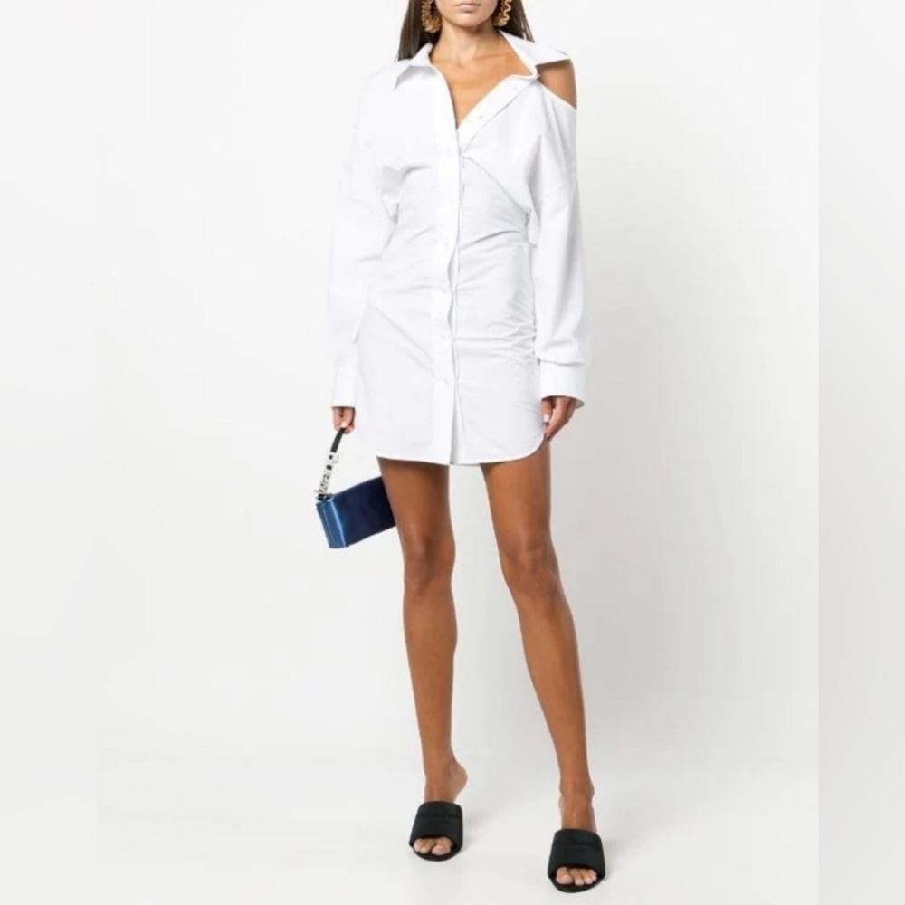 T by Alexander Wang White Shirt Dress - Picture 2 of 11